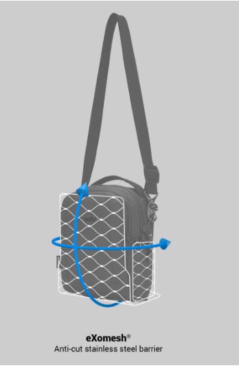 Pacsafe Metrosafe LS100 Anti-Theft Econyl® Crossbody Bag