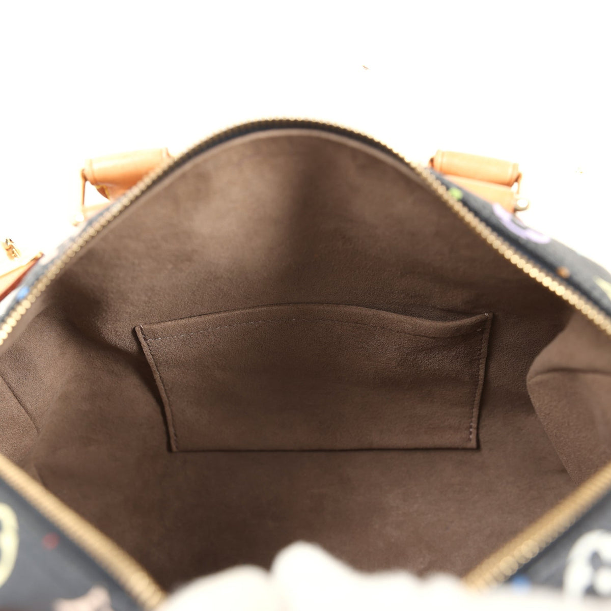 Vintage Louis Vuitton X Murakami Speedy 30 Black Multicolor Monogram Gold Hardware