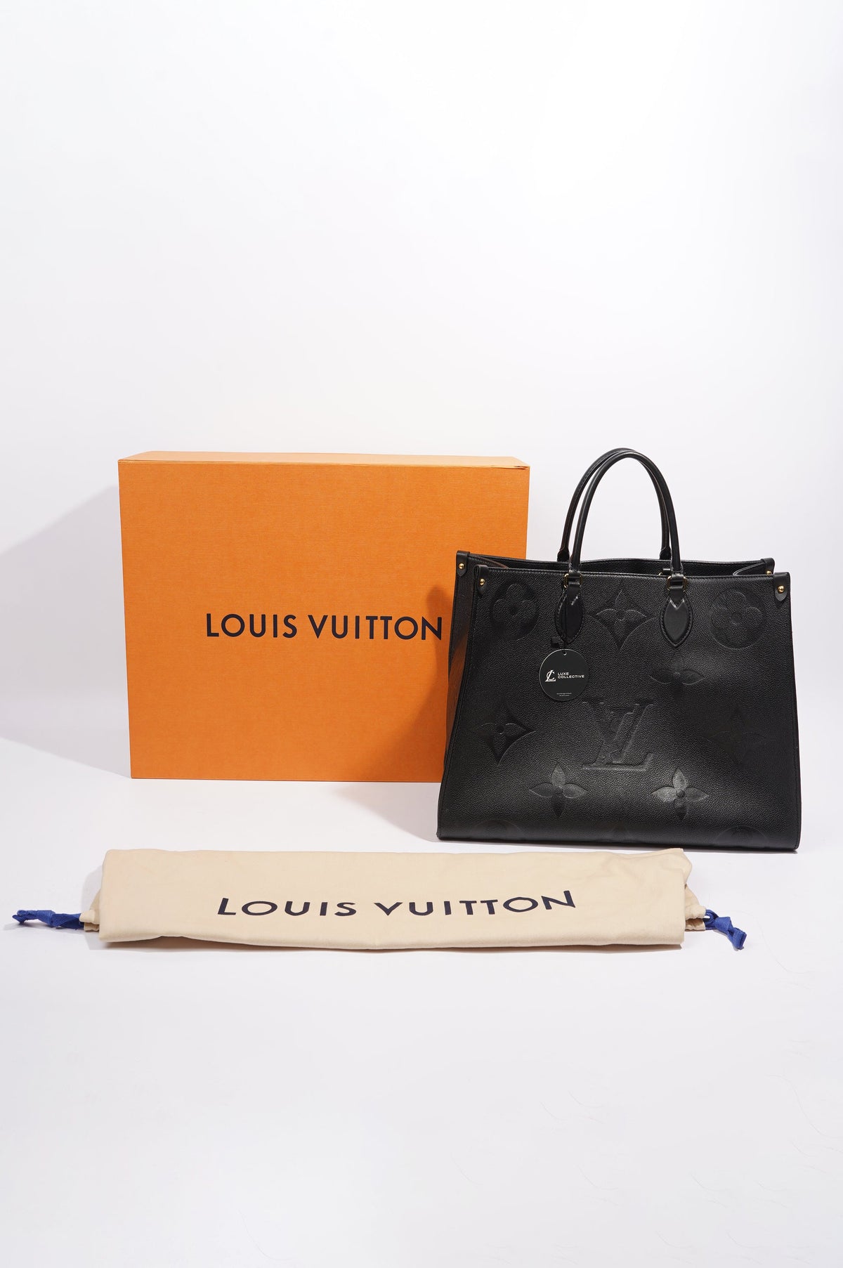 Louis Vuitton On The Go Black Canvas GM