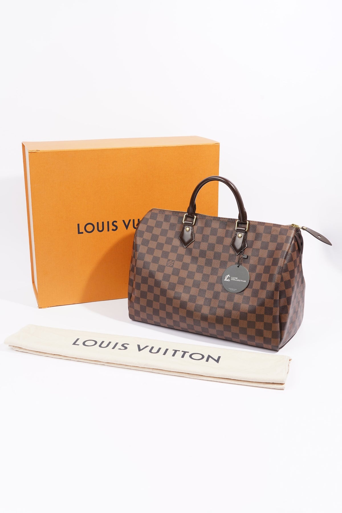 Louis Vuitton Speedy Damier Ebene Canvas 35