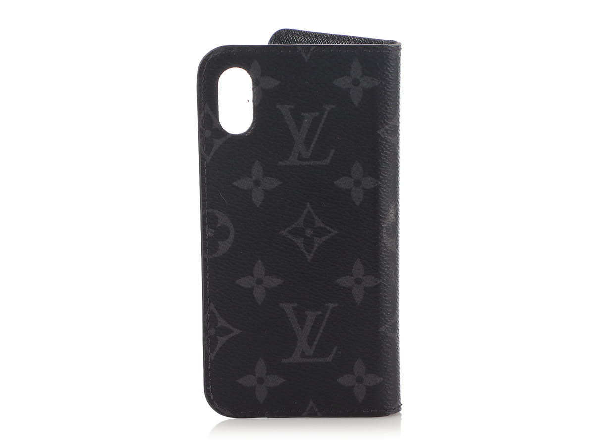 Louis Vuitton Monogram Eclipse iPhone Cell Folio