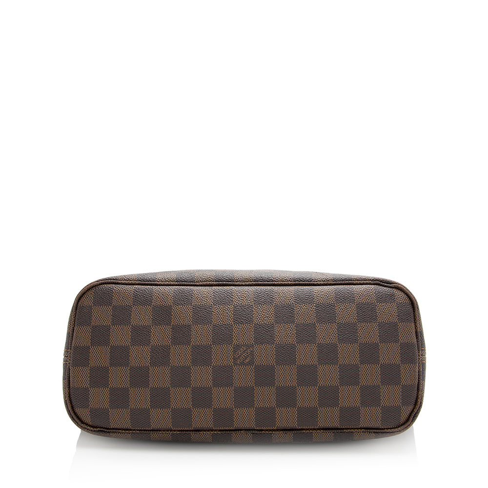 Louis Vuitton Damier Ebene Neverfull PM Tote (SHF-20385)