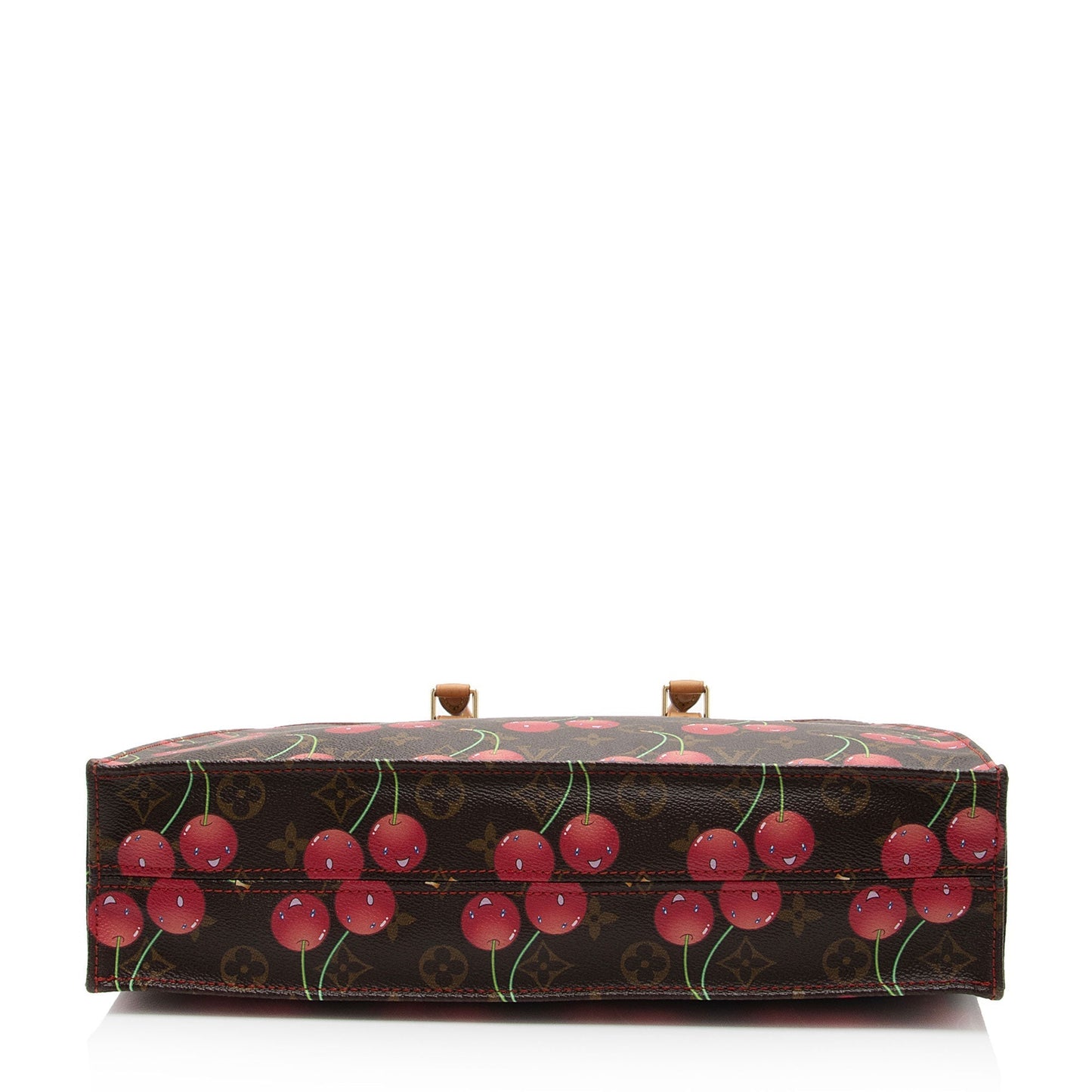 Louis Vuitton Limited Edition Monogram Canvas Cerises Sac Plat Tote (SHF-Oc84Cp)