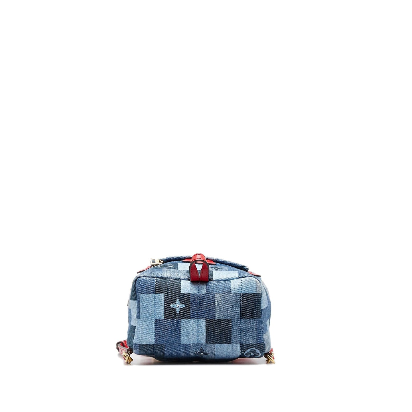 Louis Vuitton Monogram Denim Patchwork Palm Springs Mini (SHG-EoD27m)