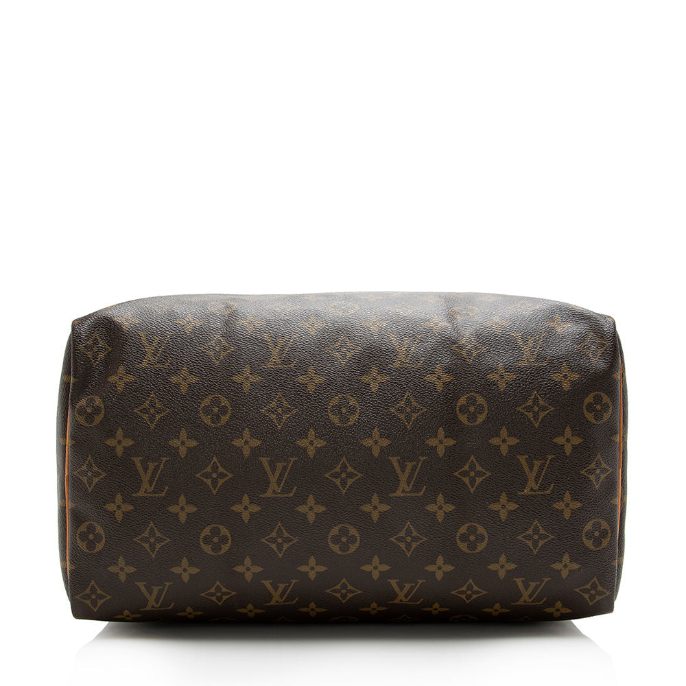 Louis Vuitton Monogram Canvas Speedy 35 Satchel (SHF-16728)