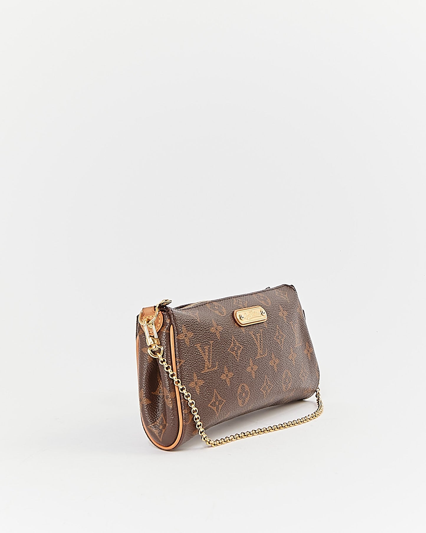 Louis Vuitton Monogram Canvas Eva Clutch Crossbody Bag