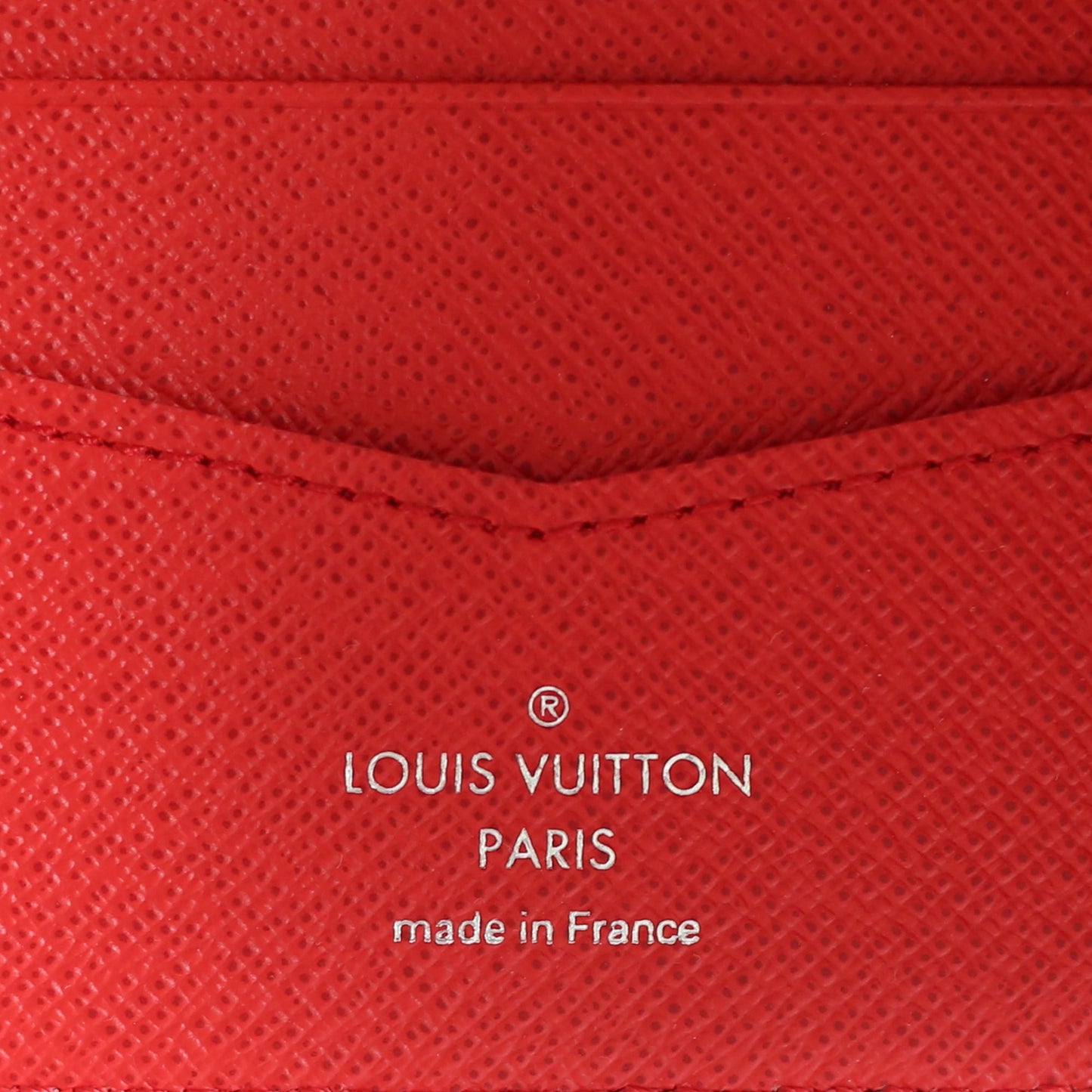 Louis Vuitton | Supreme Slender Bifold Wallet | Red