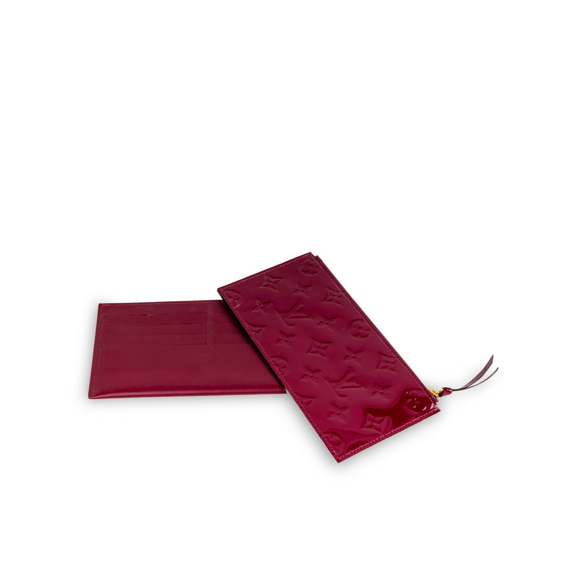Pochette Felicie - Amarante - Vernis