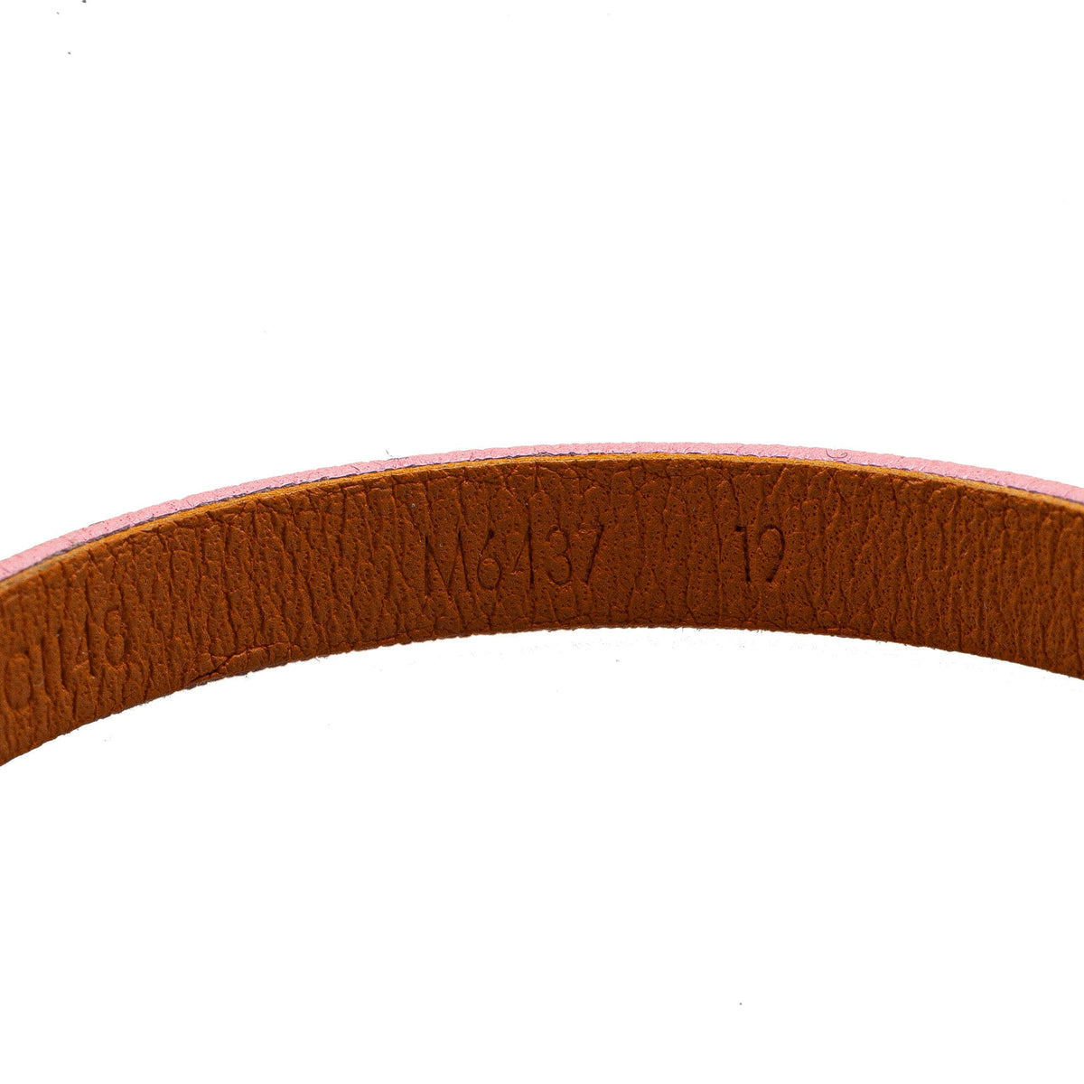 Pink Louis Vuitton Leather LV Confidential Bracelet