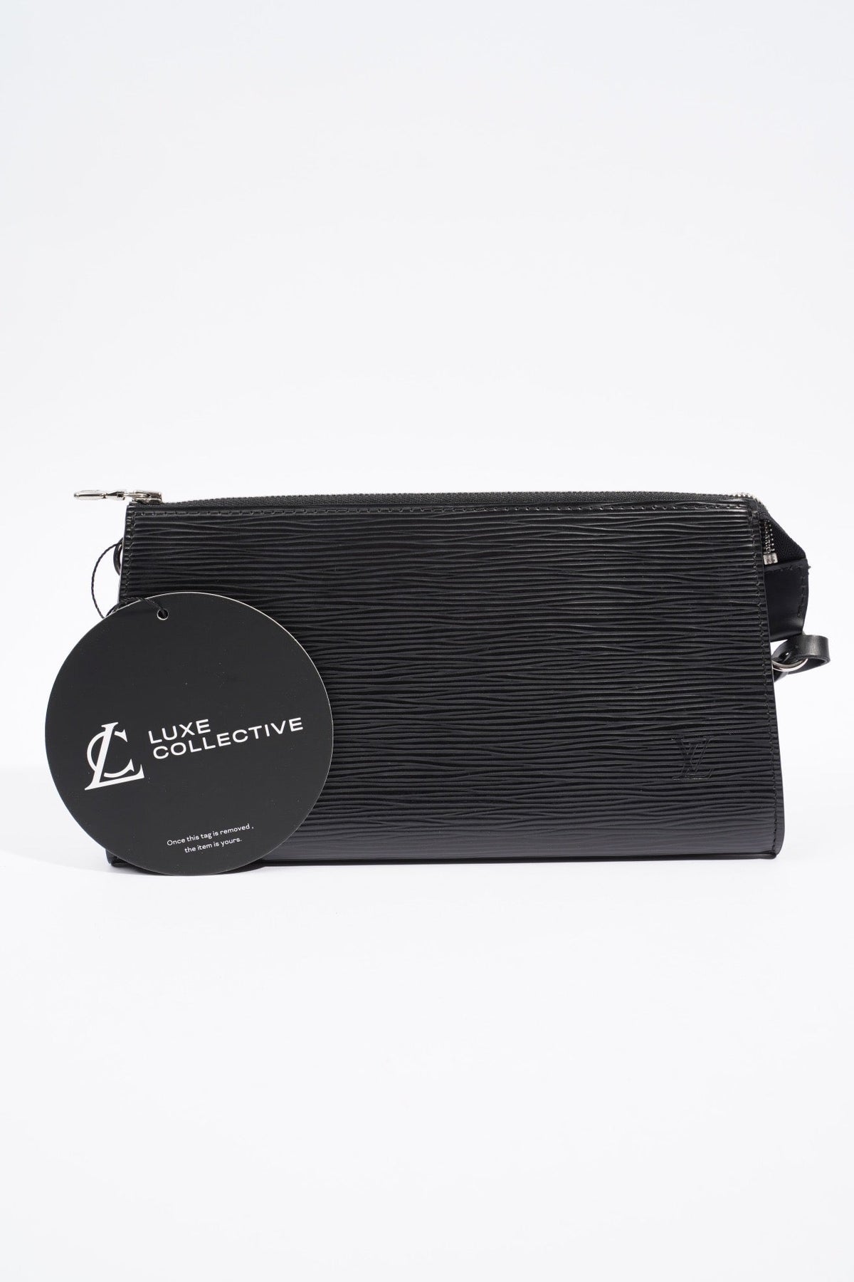 Louis Vuitton Pochette Black Epi Leather