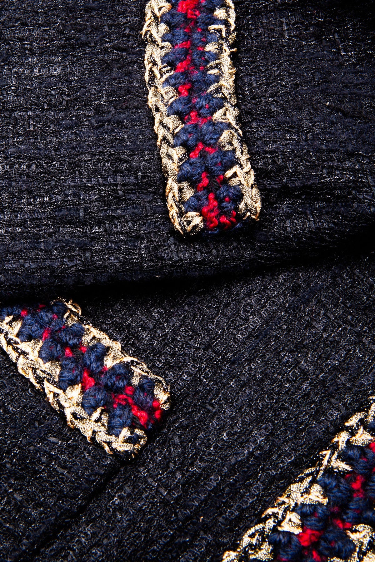 CHANEL Tweed Jacket Black Paris-Shanghai Prefall 2011
