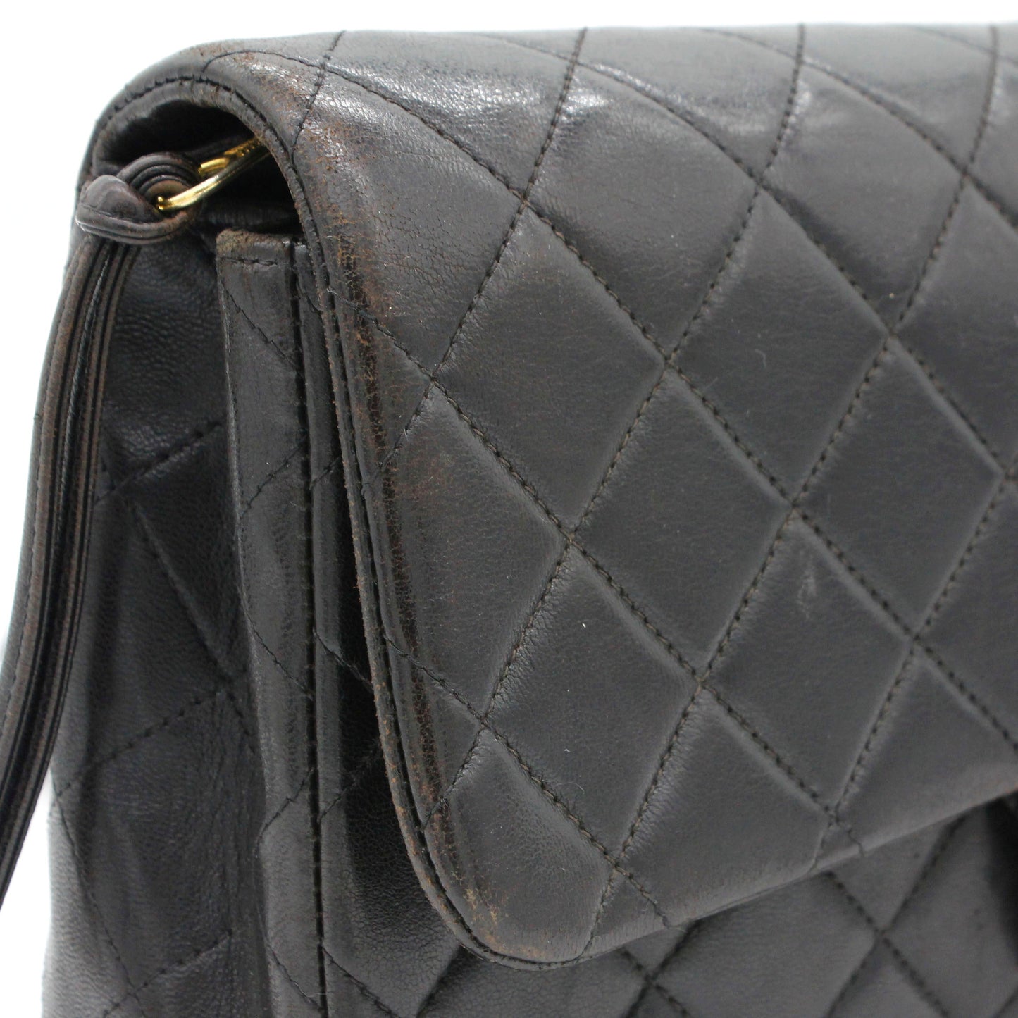 Chanel Black lambskin Vintage Backpack