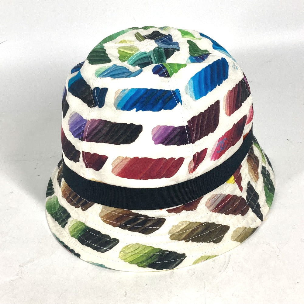 CHANEL hat Silk, Cotton multicolor 14S Overall handle 58