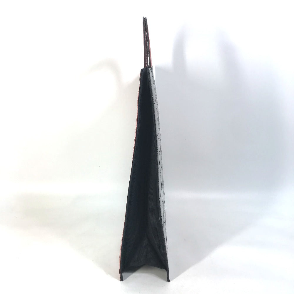 CHANEL Handbag Leather / patent leather Red Chocolate bar vertical tote bag Mademoiselle Women Used