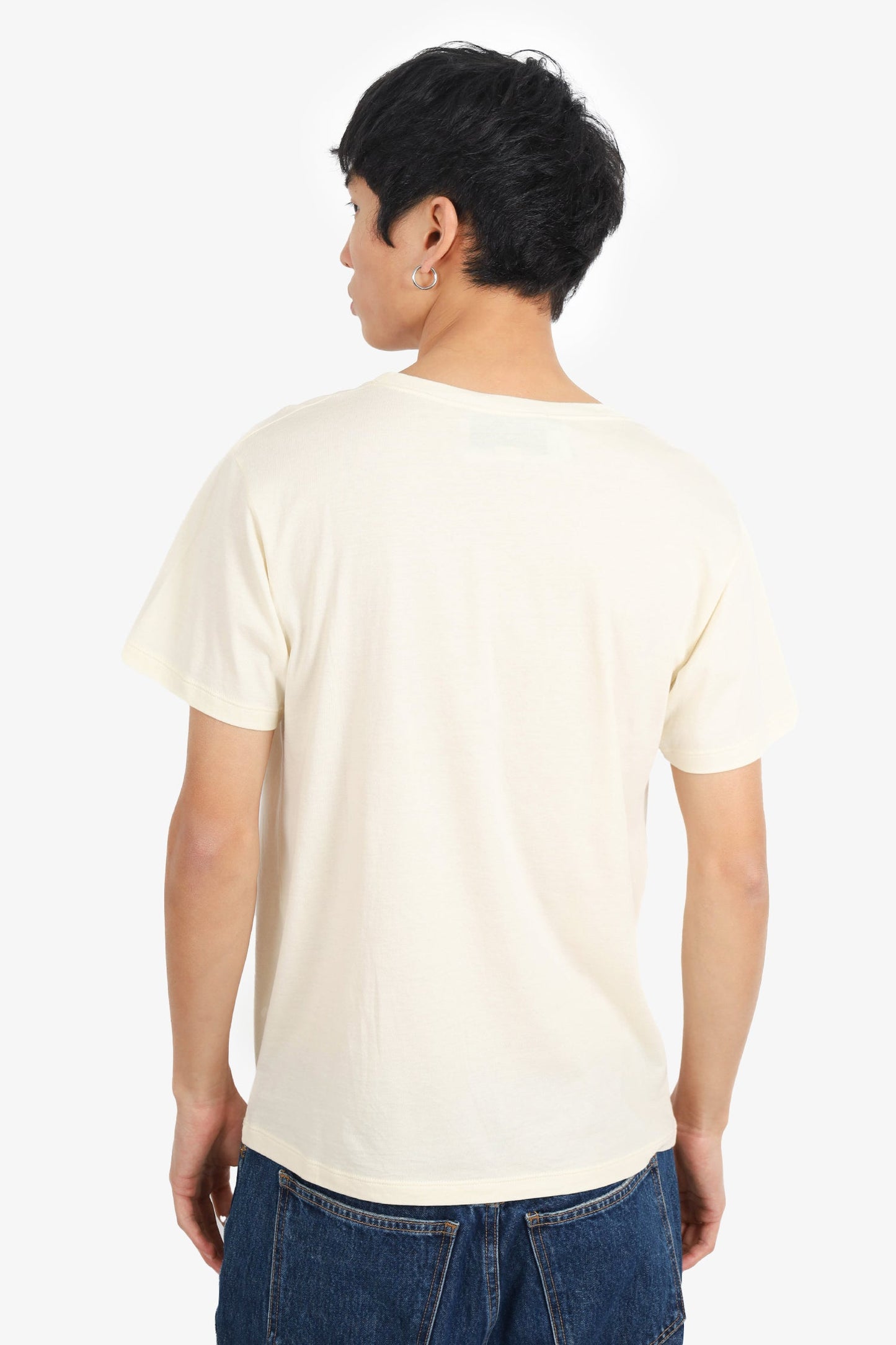 Gucci Cream Sequin City Detail T-Shirt Size XS