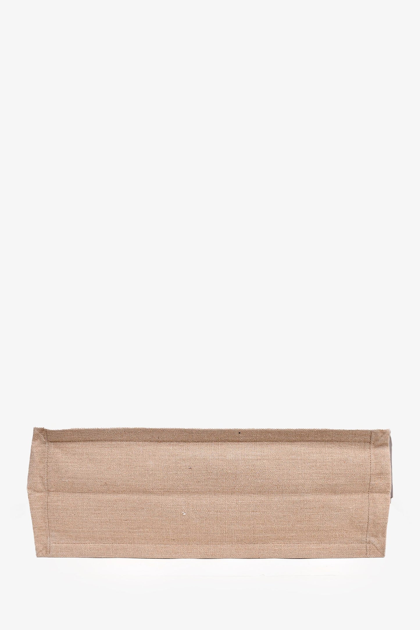 Saint Laurent Beige Linen/Leather 'Rive Gauche' Tote (As Is)