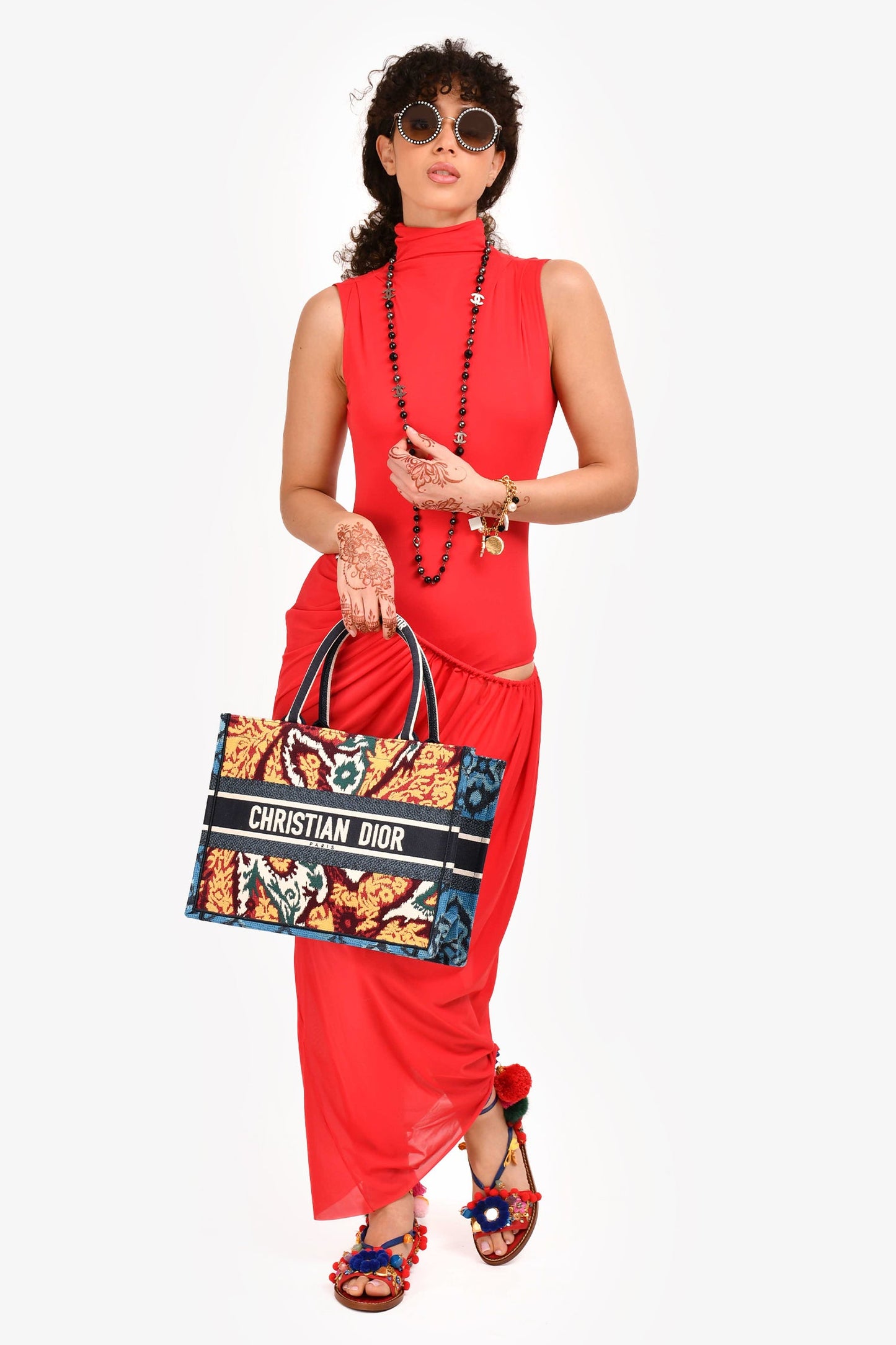 Christian Dior 2021 Small Multicolour Book Tote