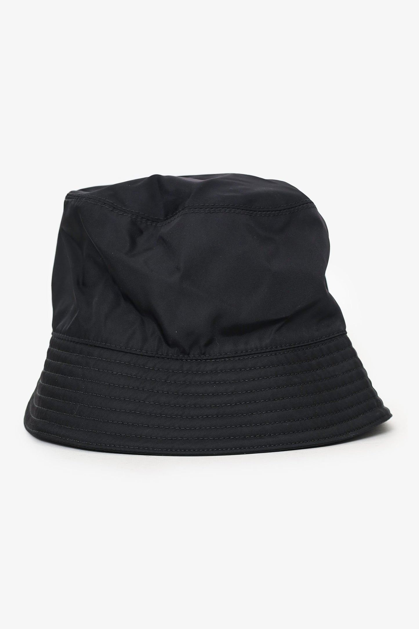 Prada Black Re-Nylon Bucket Hat Size S