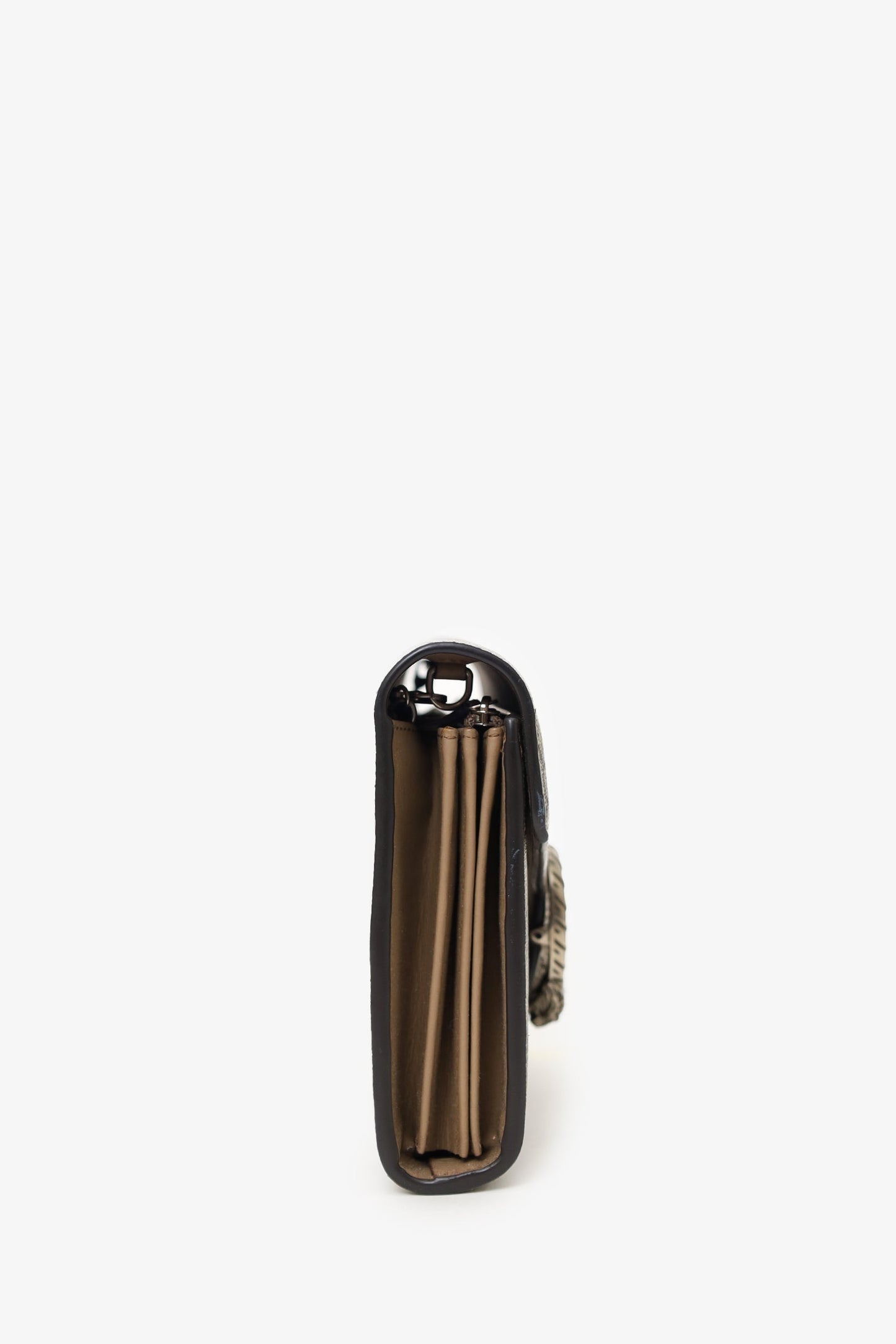 Gucci Beige Canvas Dionysus Wallet on Chain