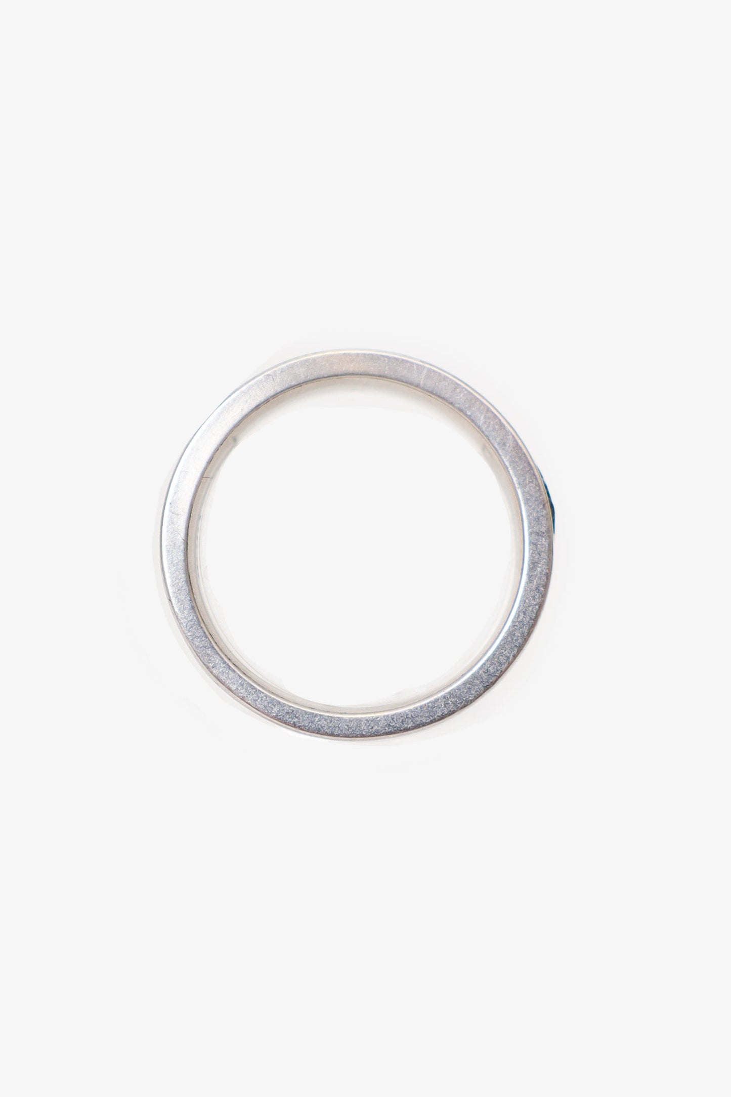 Christian Dior Ruthenium-finish Silver Cannage Ring