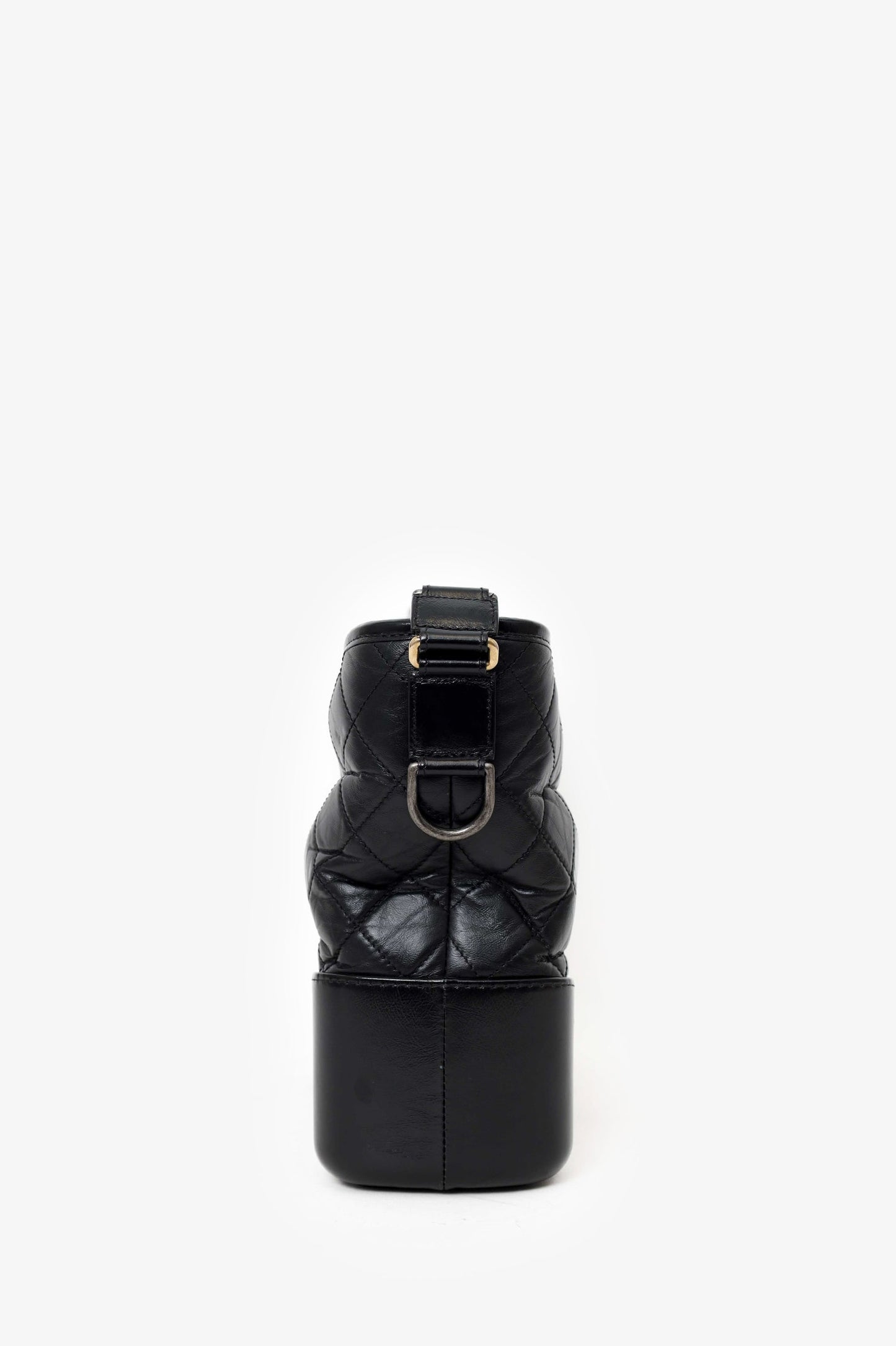 Chanel™ 2018 Black Leather Quilted Medium Gabrielle Crossbody Bag
