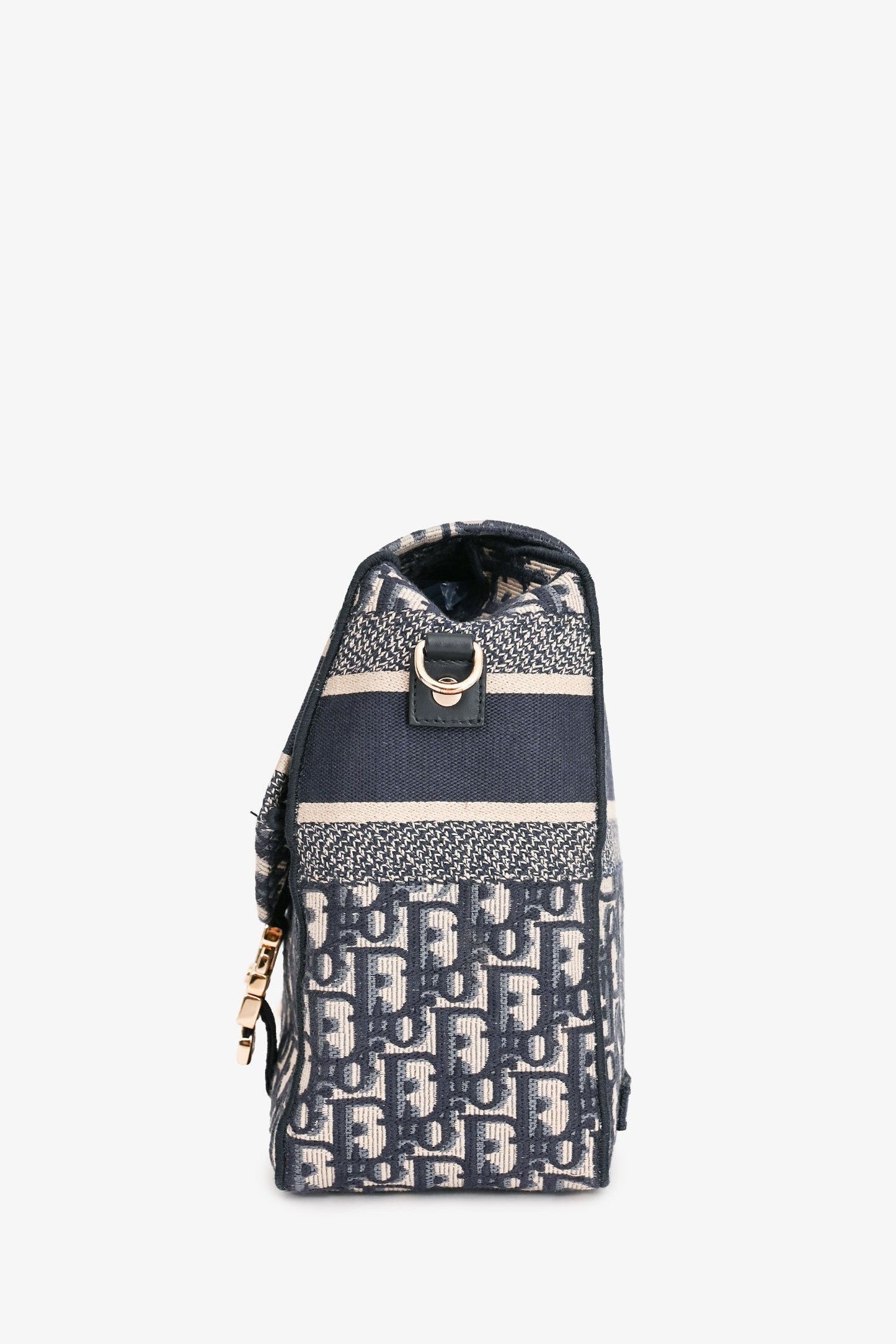 Christian Dior 2022 Navy Oblique Medium Diorcamp Bag