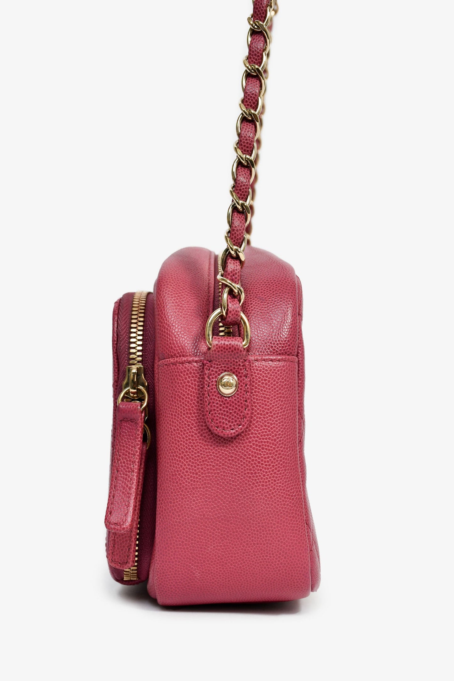 Chanel™ 2016 Pink Caviar Business Afinity Camera Crossbody