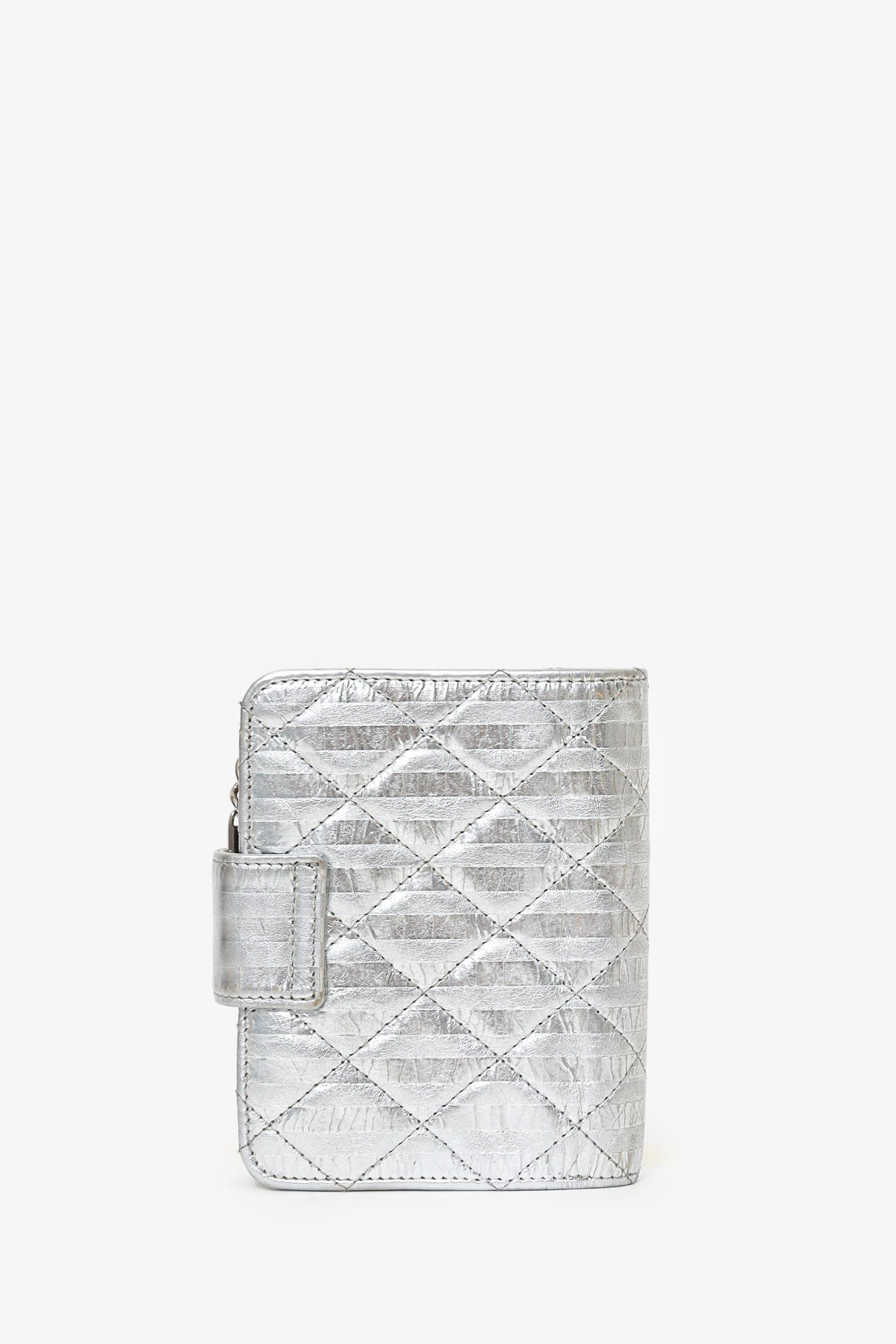 Chanel™ 2008-09 Silver Metallic 2.55 Reissue Wallet