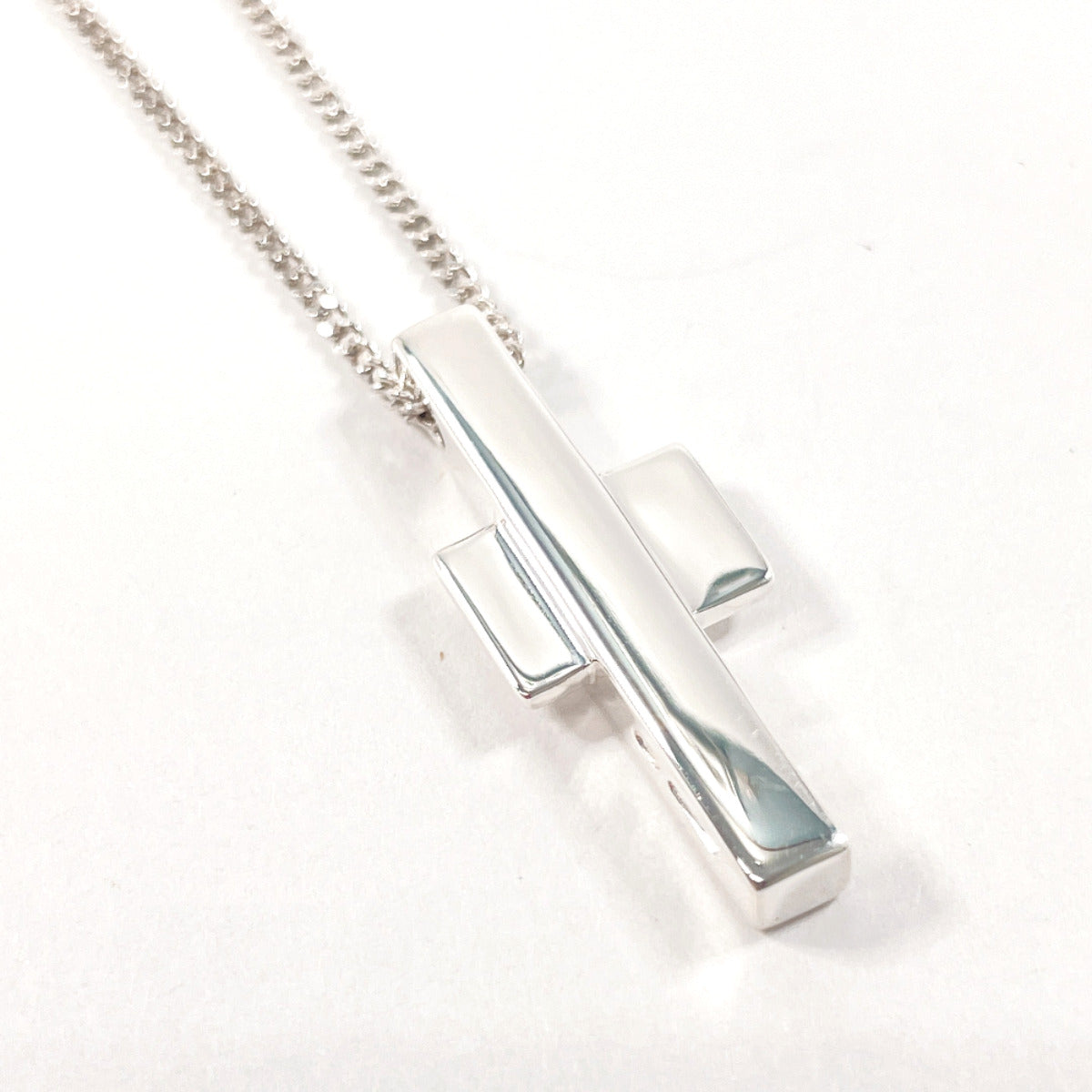 GUCCI Necklace Silver925 Silver cross unisex Used