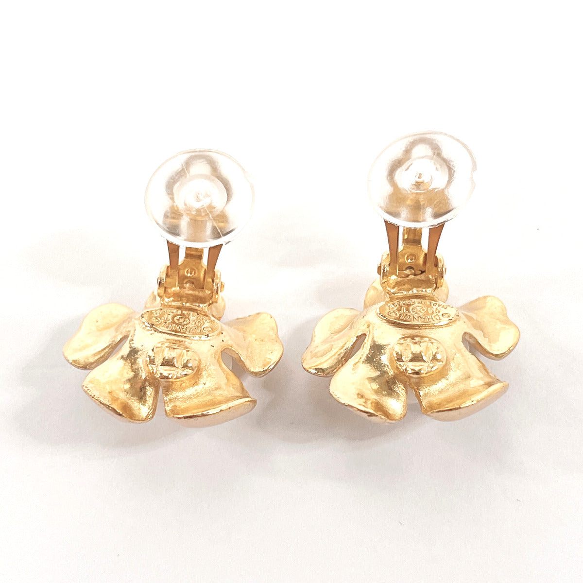 CHANEL Earring Metal, Pearl gold flour