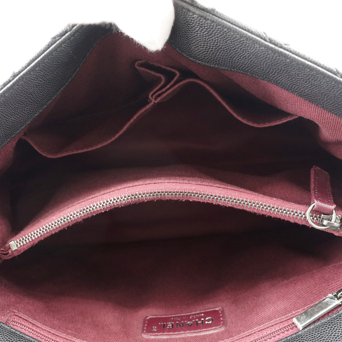 Top Quality Chanel Coco Top Handle Medium Caviar Leather Bag