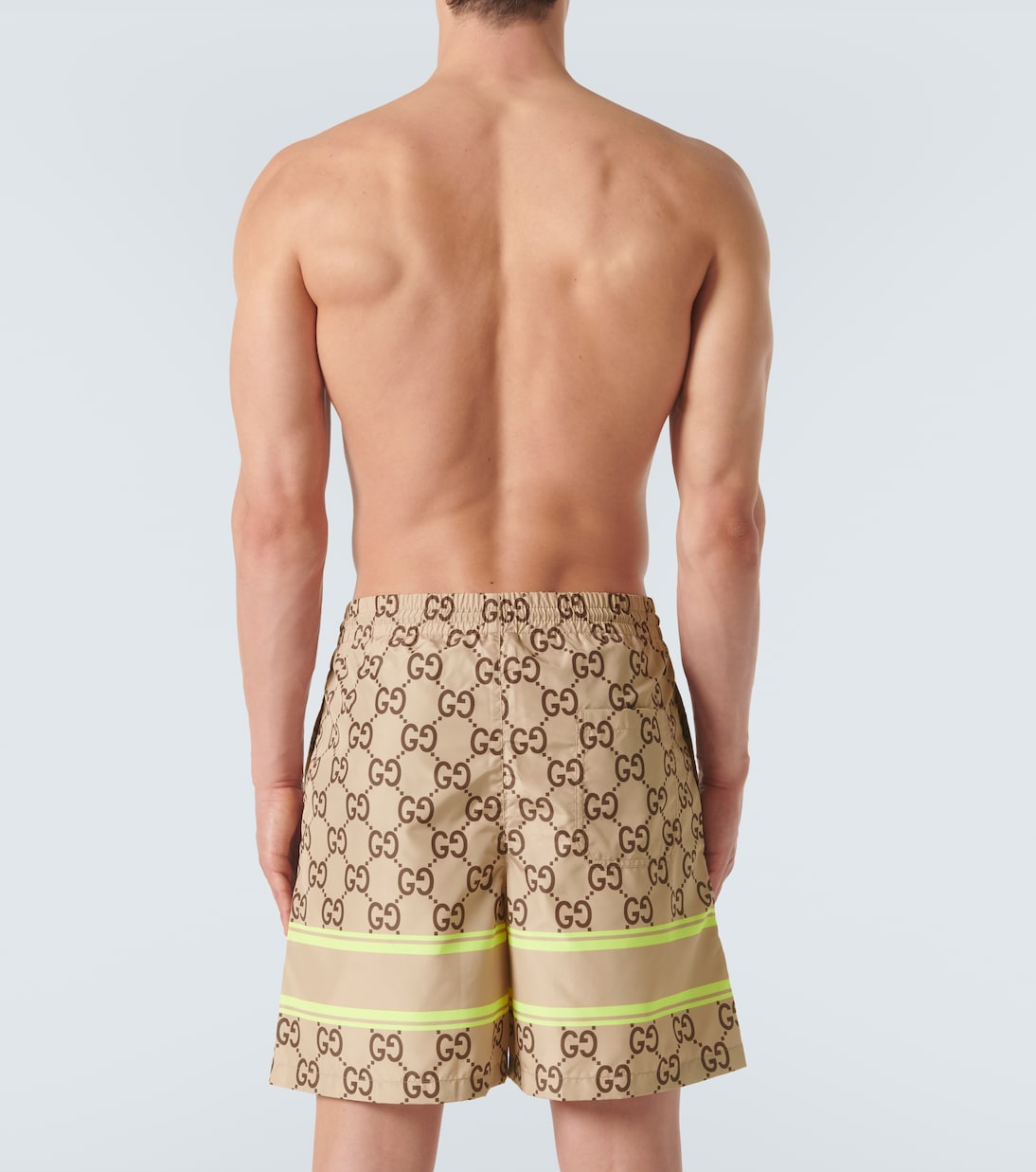 Gucci Men Gg Nylon Swimshorts