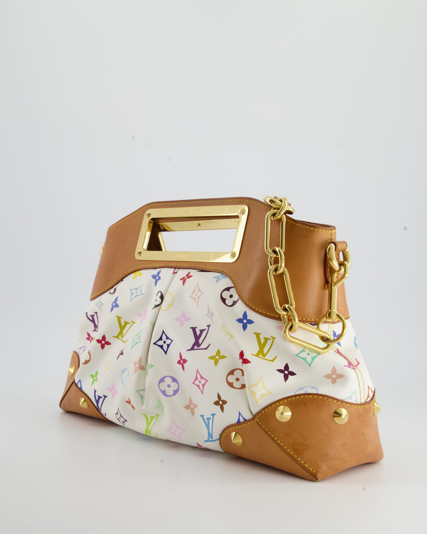 Louis Vuitton Murakami Monogram Multicolour Judy Bag with Gold Hardware