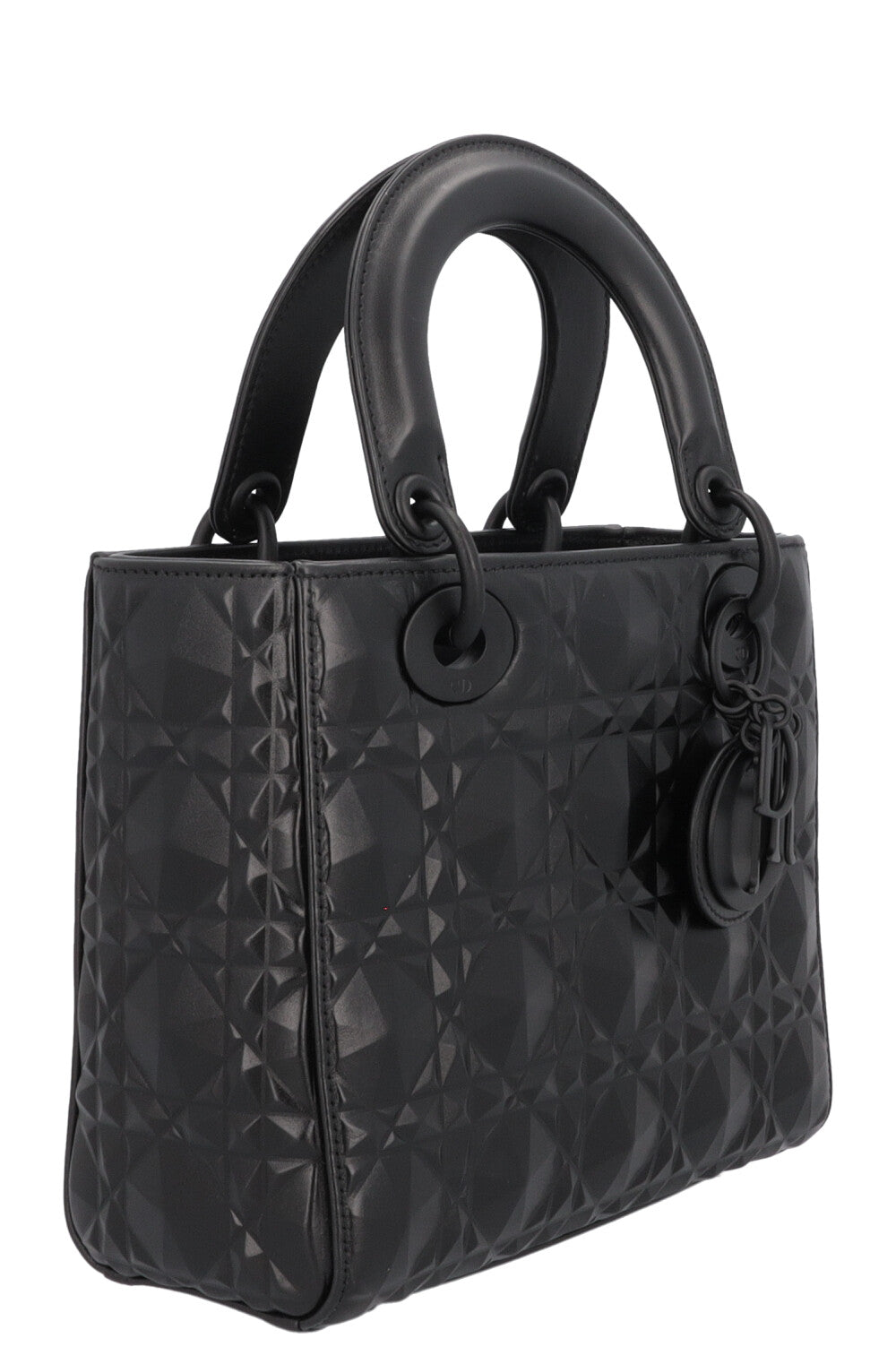 CHRISTIAN DIOR Small Lady Dior My ABCDior Bag Black