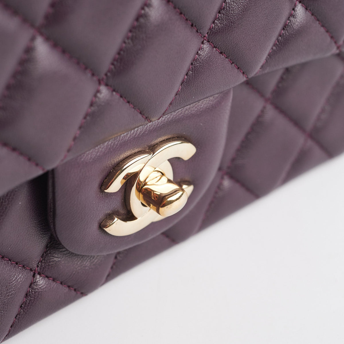 Chanel Mini Rectangular Purple