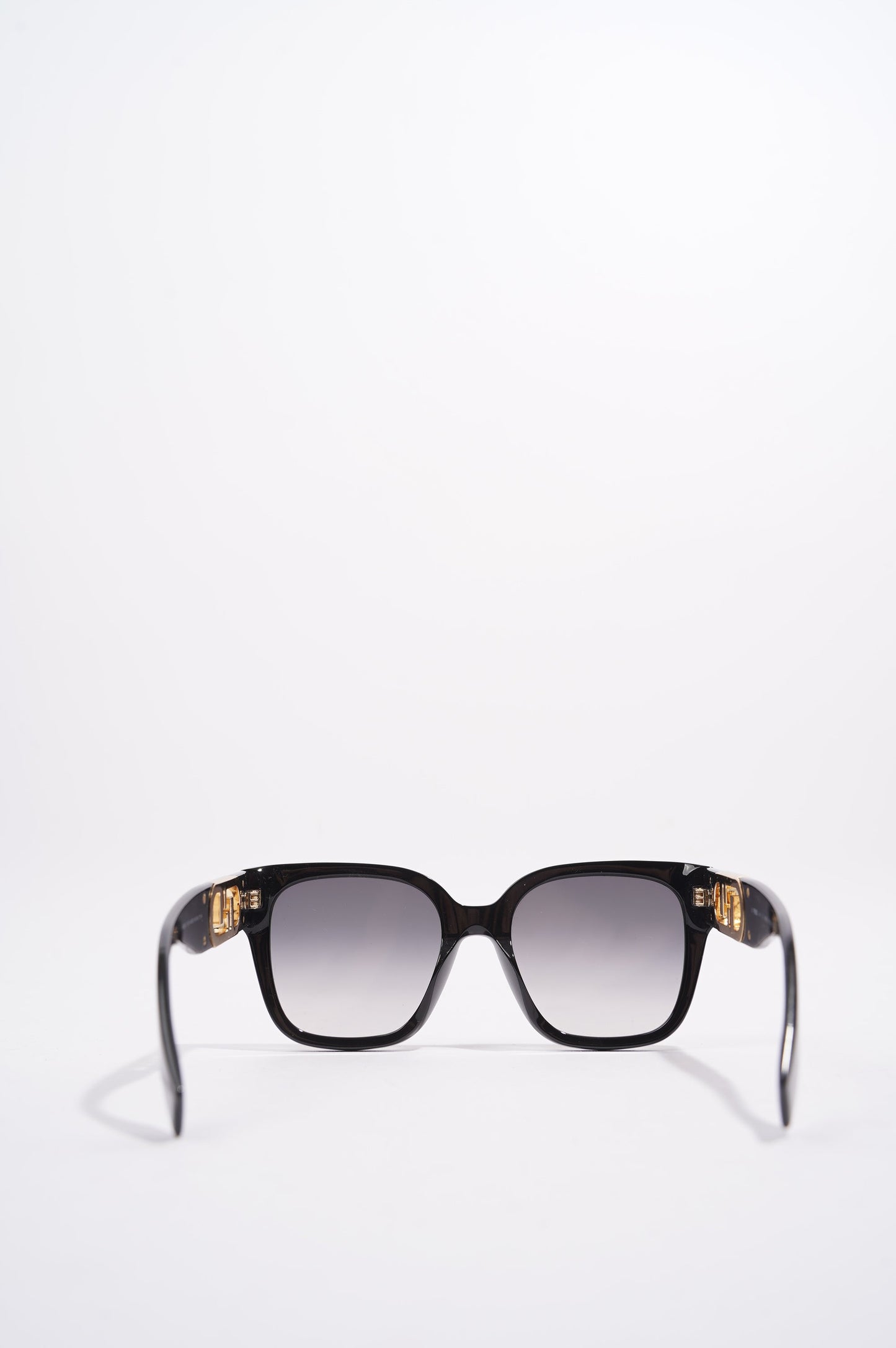 Fendi FE40063I Sunglasses Black / Gold Acetate 145mm