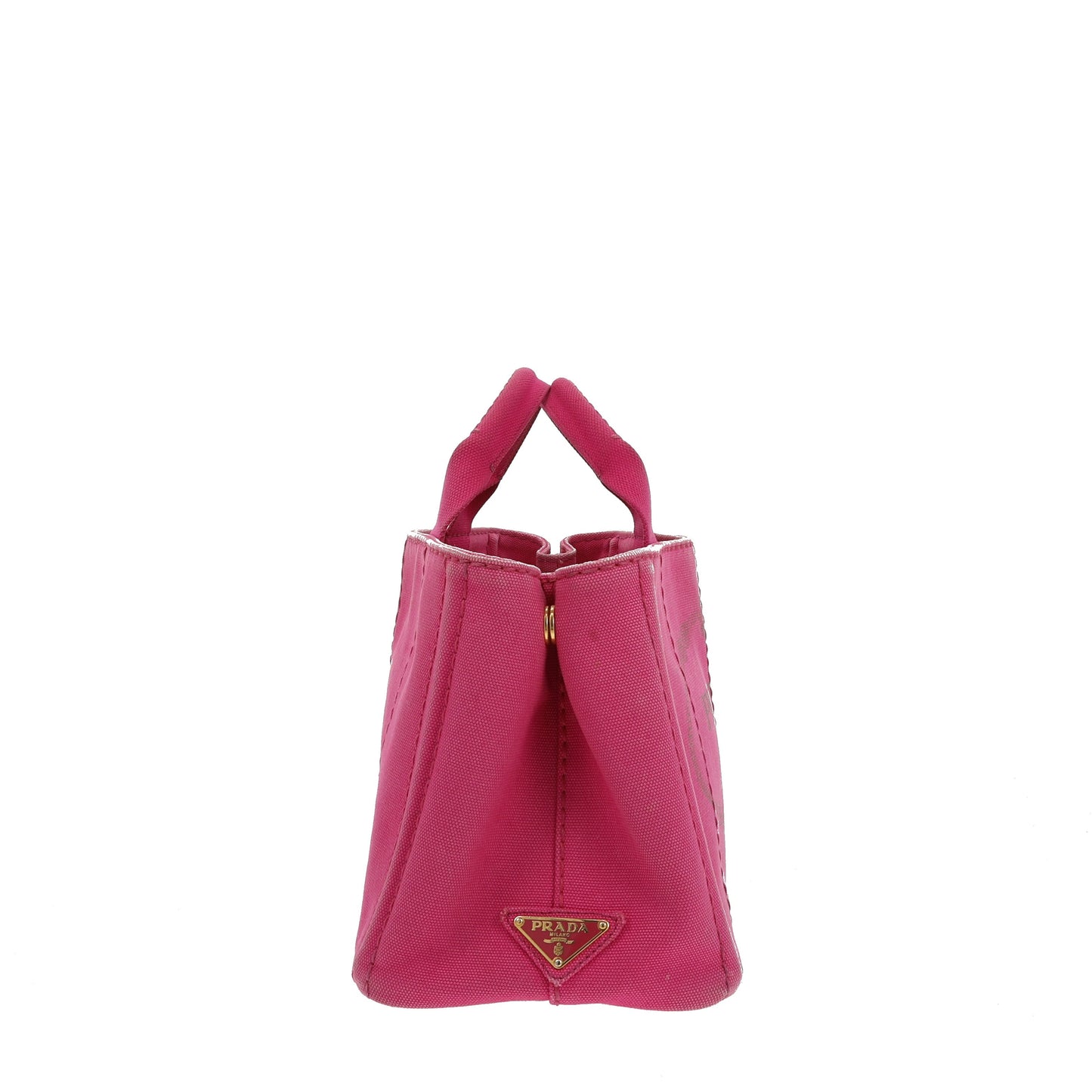 PRADA Canapa Handbag in Pink Fabric