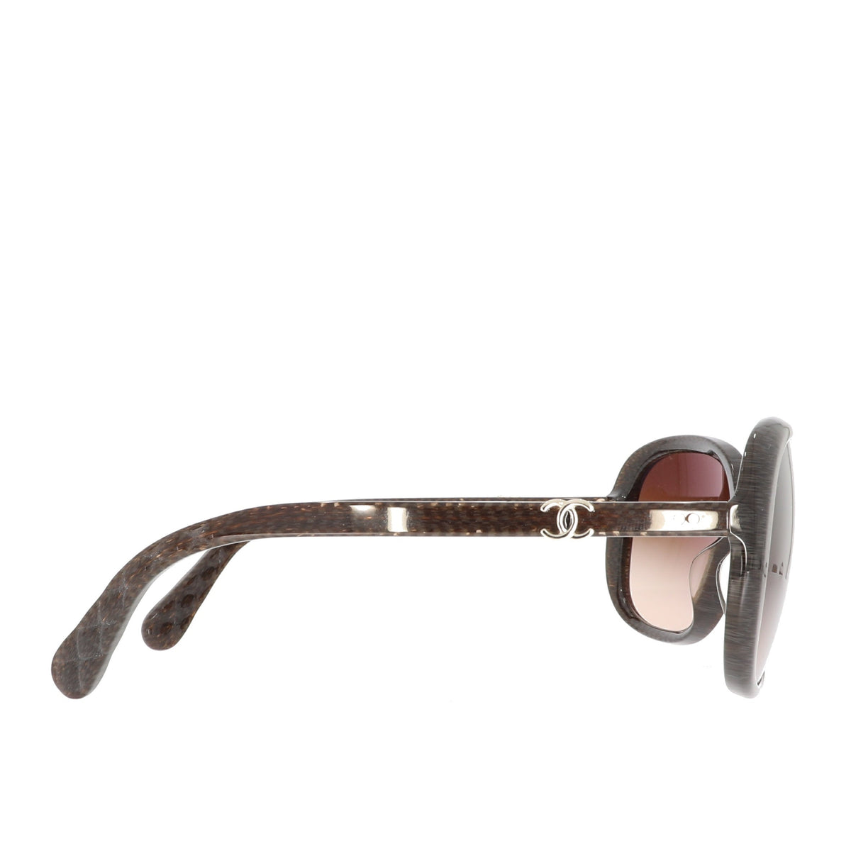 Top Quality Chanel Glasses in Brown Plastic