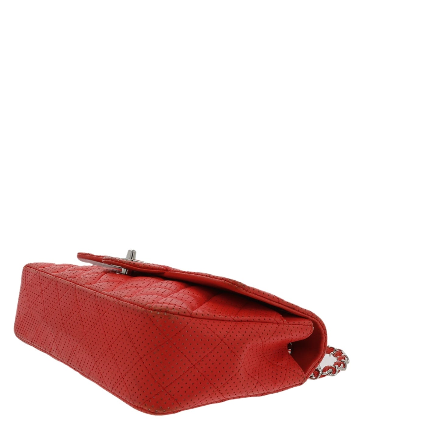 CHANEL Timeless/Classique Shoulder Bag in Red Leather