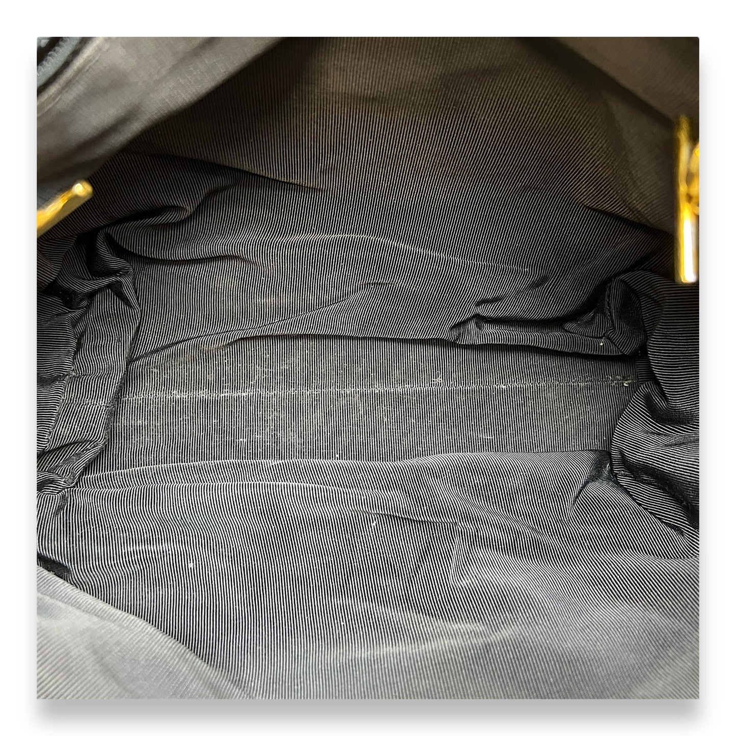 CC Black Shoulder Bag in Calfskin, Gold hardware