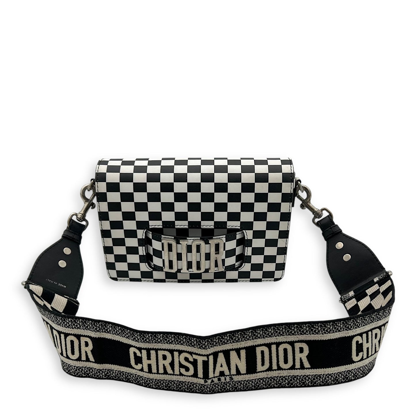 Revolution Shoulder Bag Multi-colour in Calfskin, Silver hardware
