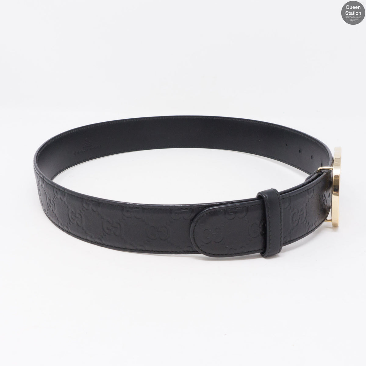 Signature Double G Leather 85 cm