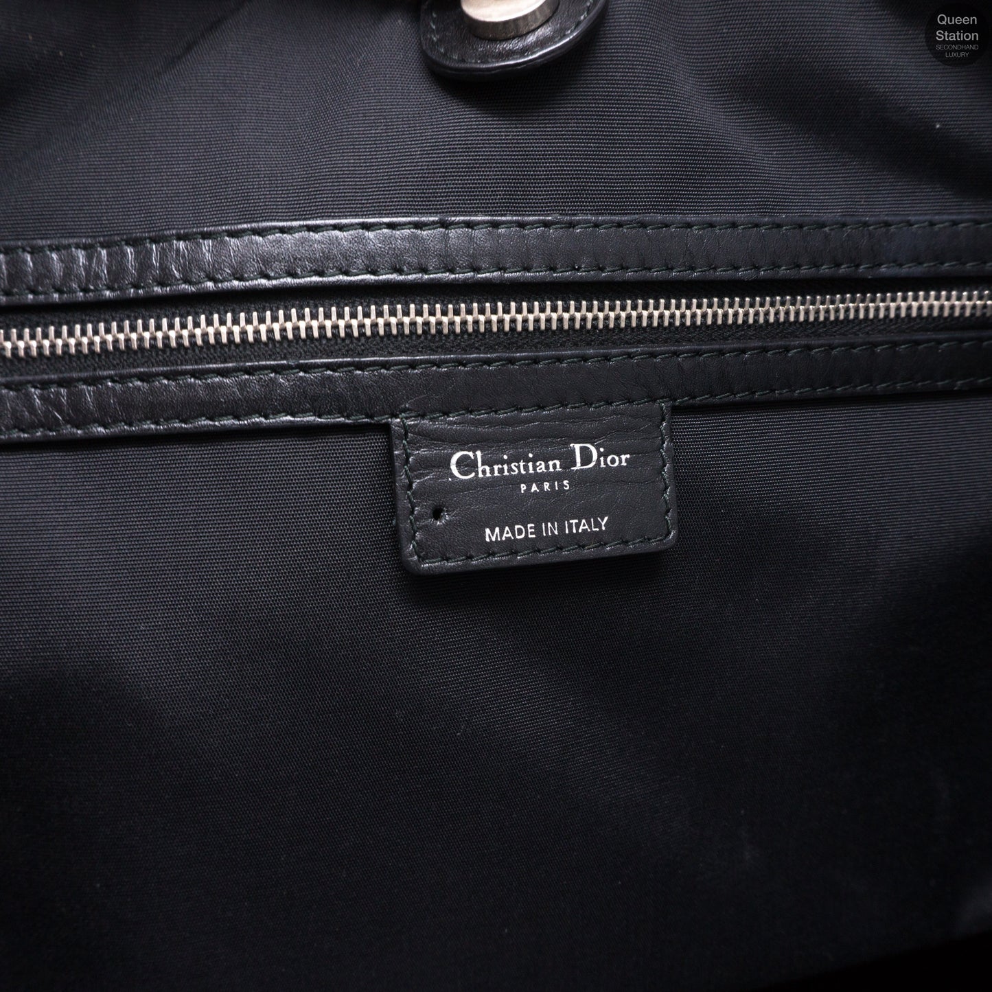 Large Panarea Tote Black Leather