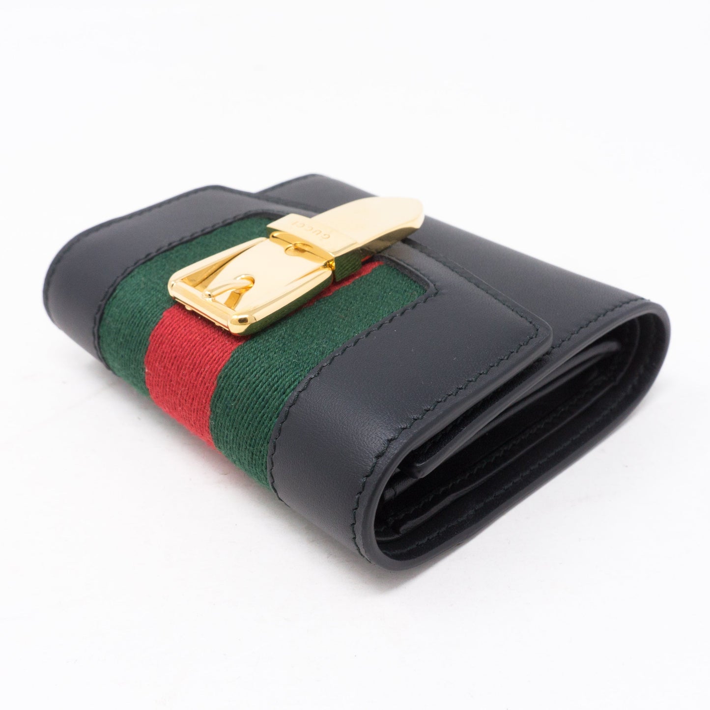 Gucci Sylvie Wallet Black Leather