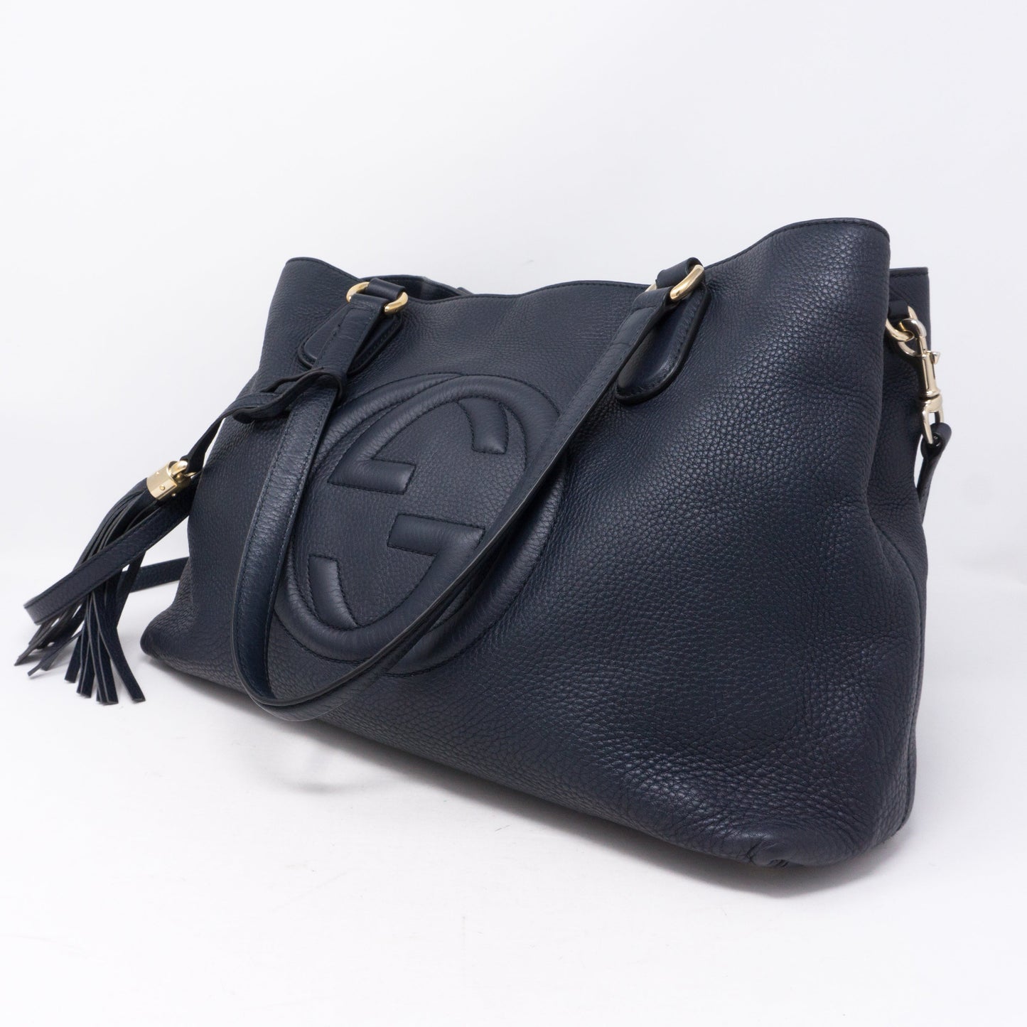 Soho Working Tote Medium Navy Blue