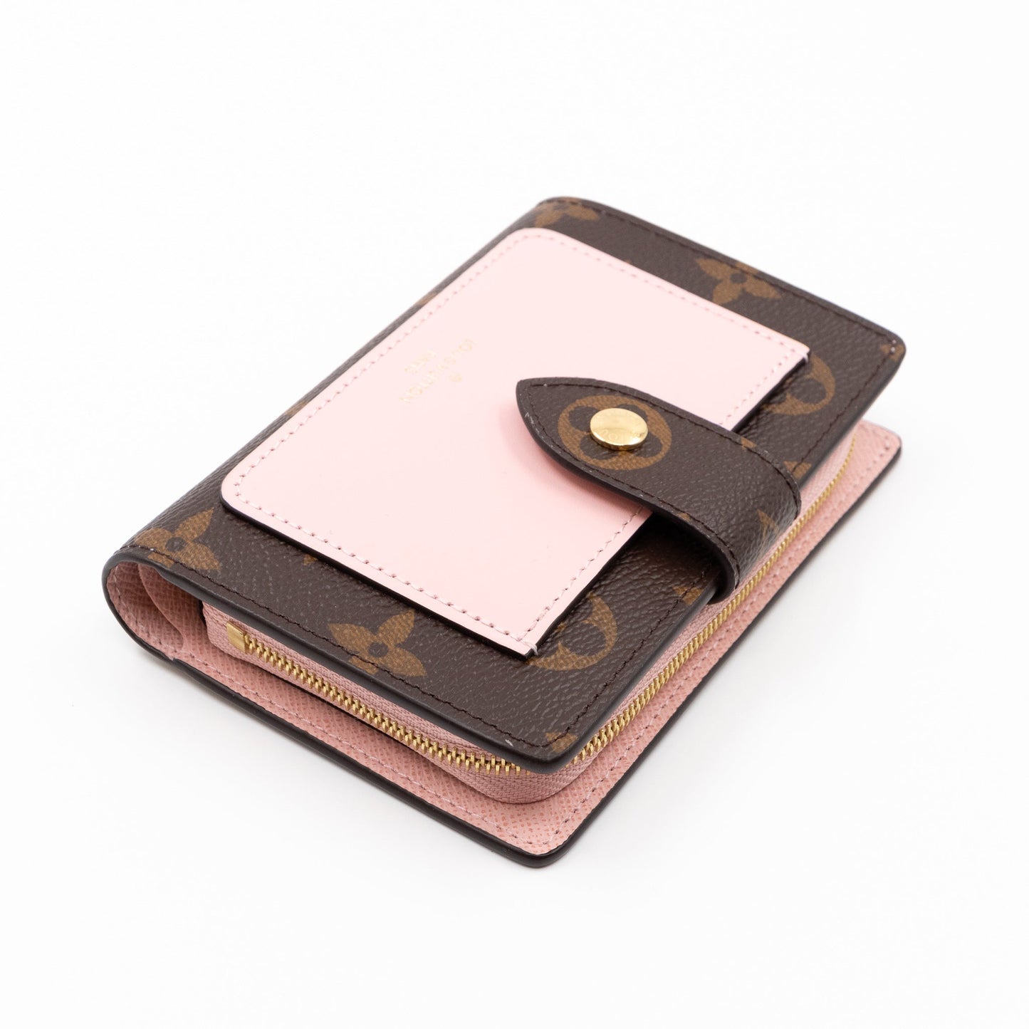 Juliette Wallet Monogram Rose Ballerine