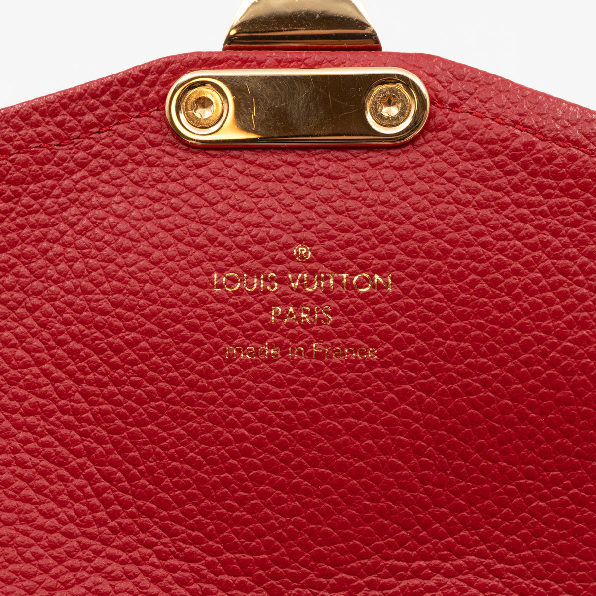 Saint Germain Pochette with chain Monogram Empreinte Red