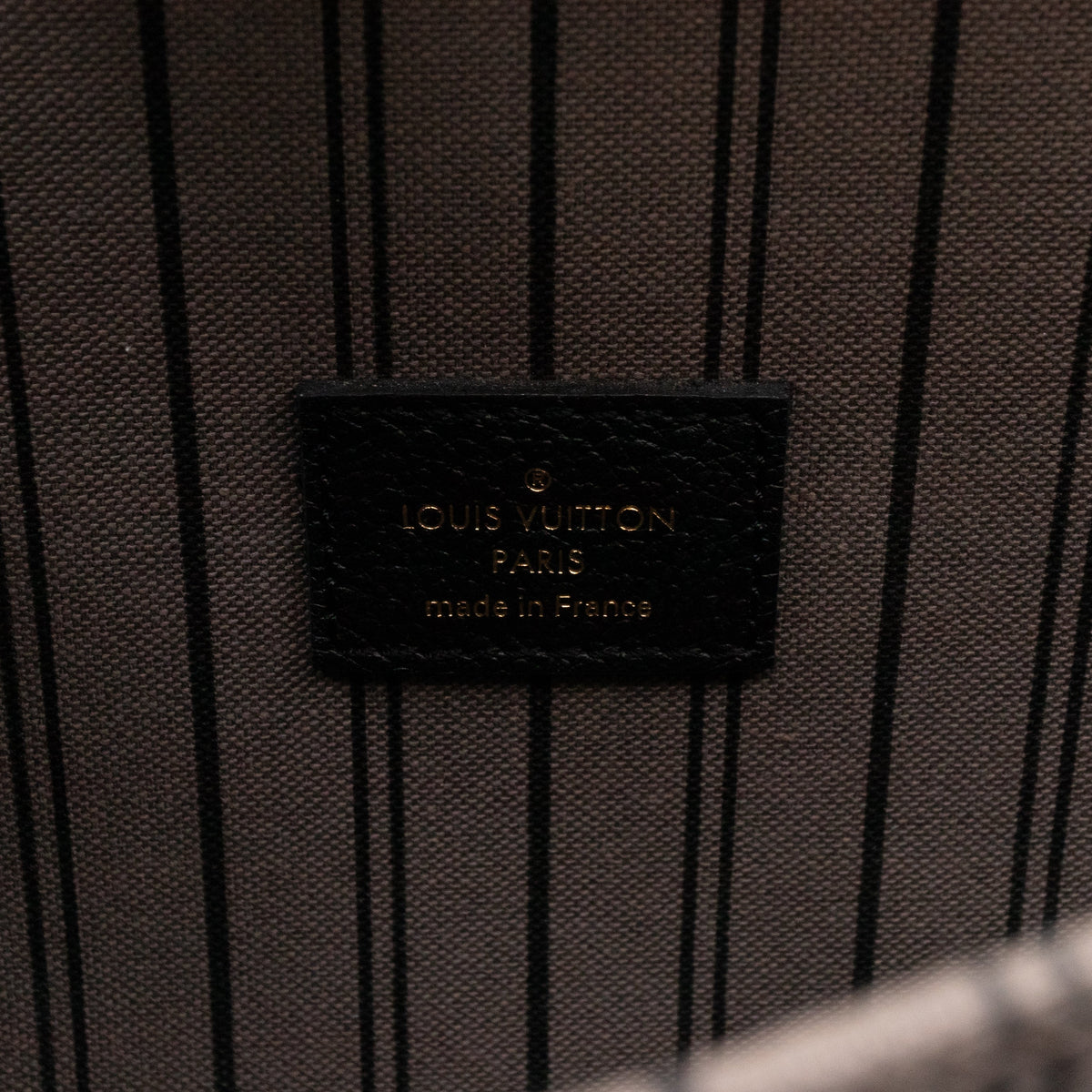Pochette Metis Black Monogram Empreinte Leather