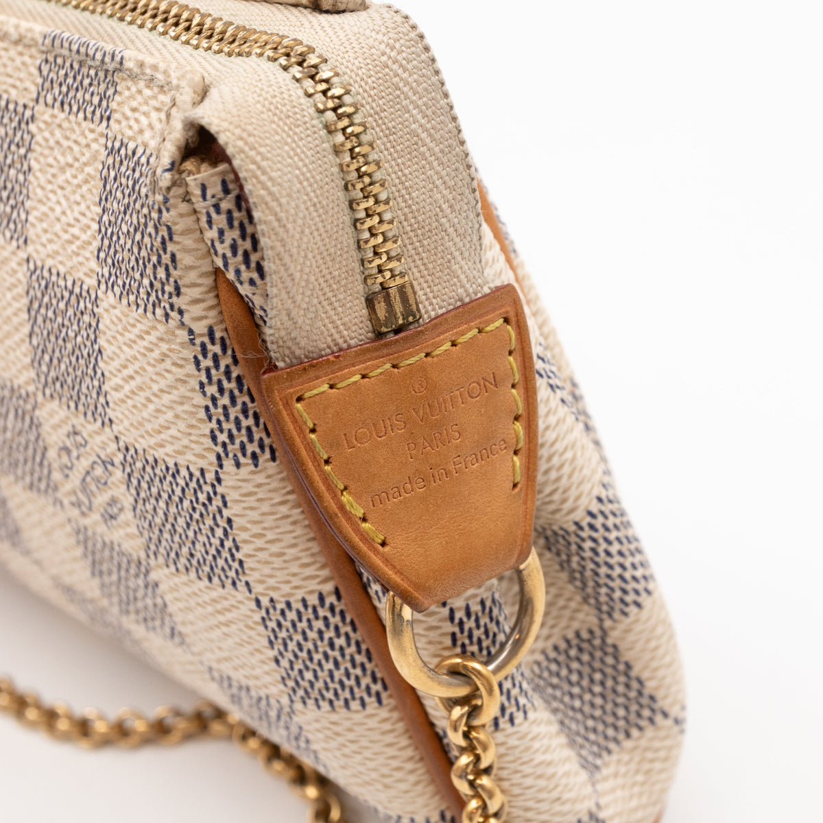 Eva Damier Azur (No Shoulder Strap)