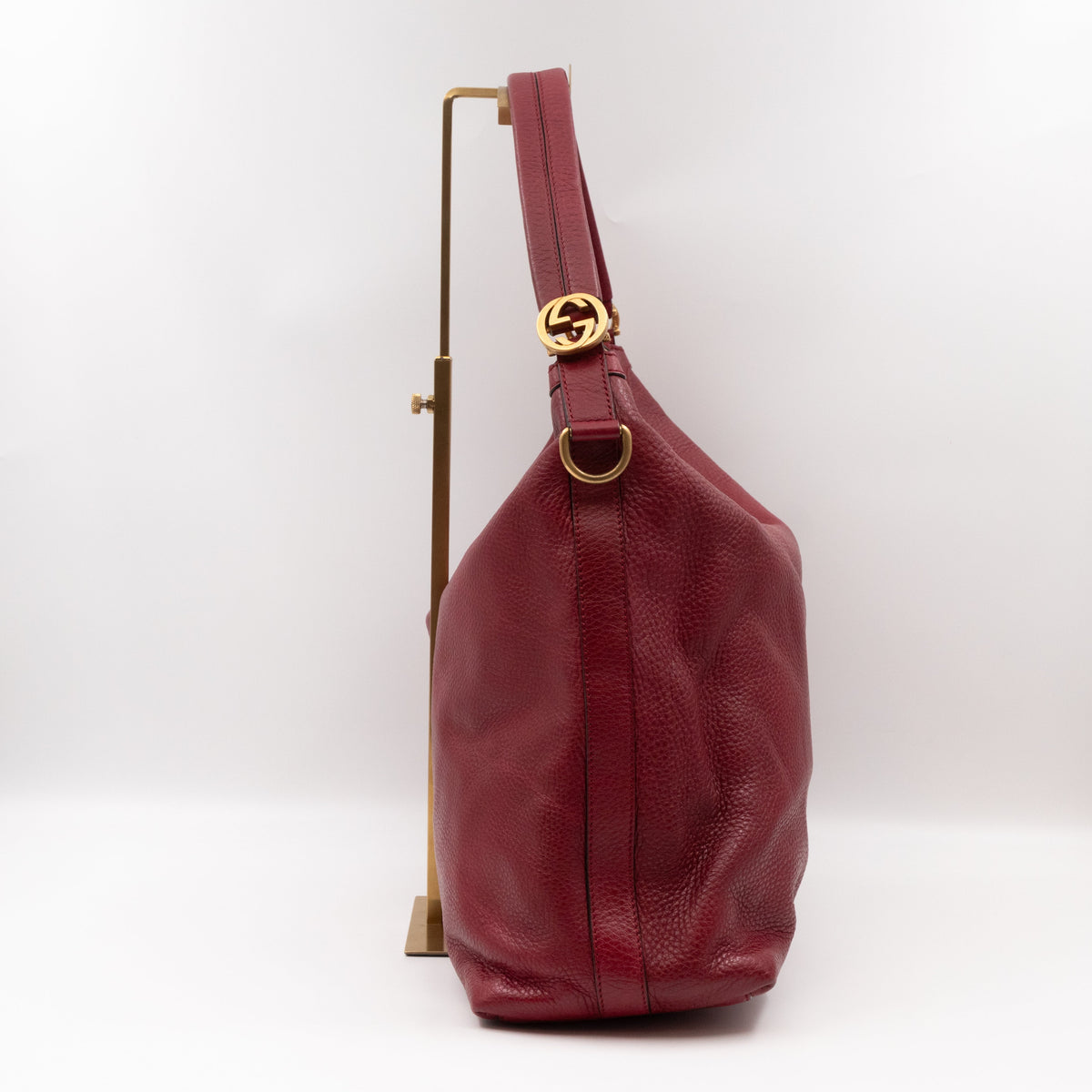 Miss GG Original Hobo Bag Red Leather